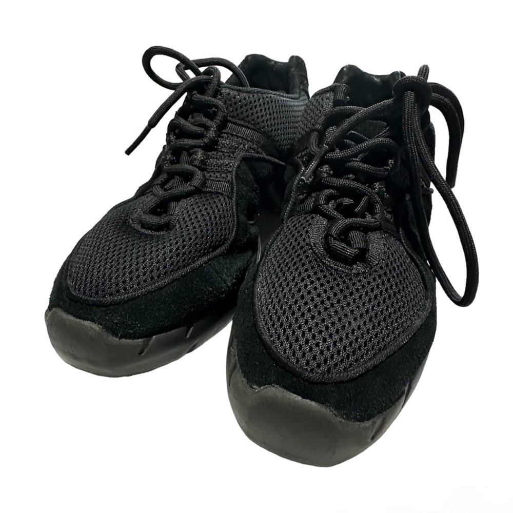 Bloch Black Mesh Dance Shoe Split Sole Sz 10.5 Flex Boost Womens HipHop